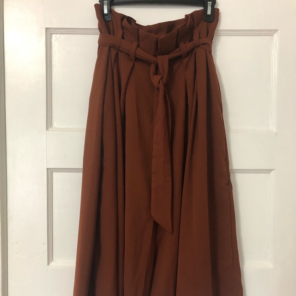 Style Rack Burnt Orange Wide Leg  Pant